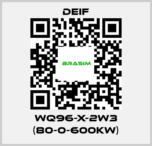 Deif-WQ96-X-2W3 (80-0-600KW) price