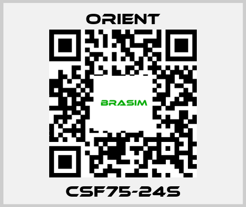 Orient-CSF75-24S price