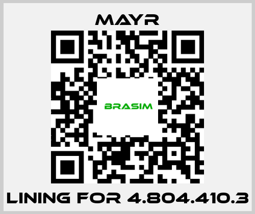 Mayr-lining for 4.804.410.3 price