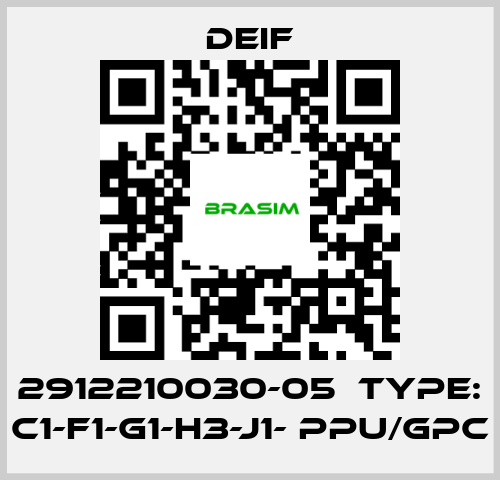 Deif-2912210030-05  Type: C1-F1-G1-H3-J1- PPU/GPC price