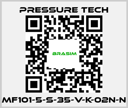 Pressure Tech-MF101-5-S-35-V-K-02N-N price