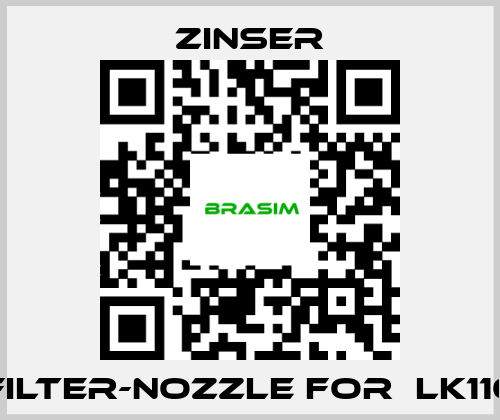 Zinser-Filter-nozzle for  LK110 price