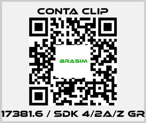 Conta Clip-17381.6 / SDK 4/2A/Z GR price