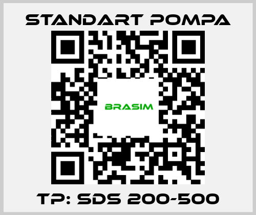 STANDART POMPA-TP: SDS 200-500 price