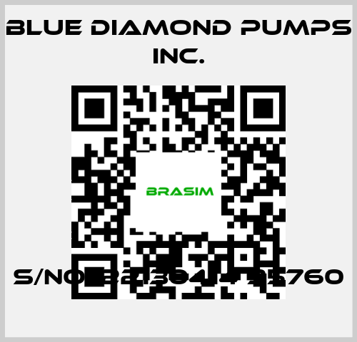 Blue Diamond Pumps Inc.-S/No. 22130414 35760 price