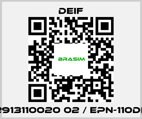 Deif-2913110020 02 / EPN-110DN price