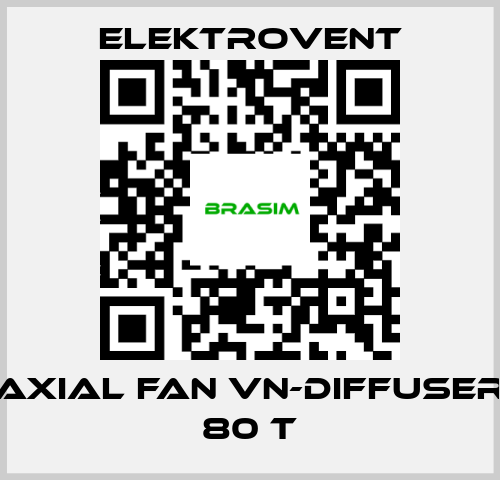 ELEKTROVENT-Axial fan VN-Diffuser 80 T price