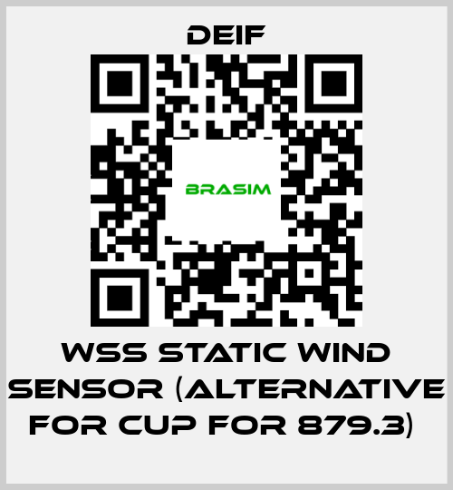 Deif-WSS STATIC WIND SENSOR (ALTERNATIVE FOR CUP FOR 879.3)  price