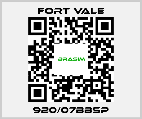 Fort Vale-920/07BBSP price