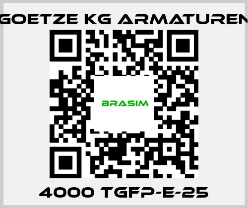 Goetze KG Armaturen-4000 tGFP-E-25 price