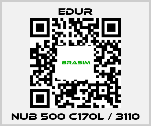 Edur-NUB 500 C170L / 3110 price