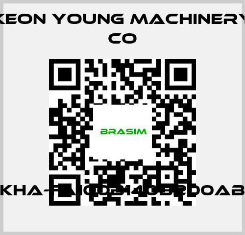 Keon Young Machinery Co-KHA-FA100B140B200AB price