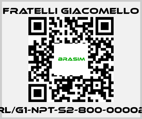 Fratelli Giacomello-RL/G1-NPT-S2-800-00002 price