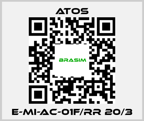 Atos-E-MI-AC-01F/RR 20/3 price