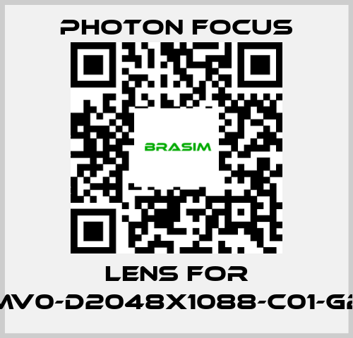 PHOTON FOCUS-lens for MV0-D2048X1088-C01-G2 price