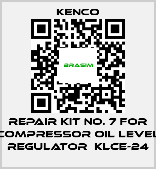 Kenco-Repair kit No. 7 for compressor oil level regulator  KLCE-24 price