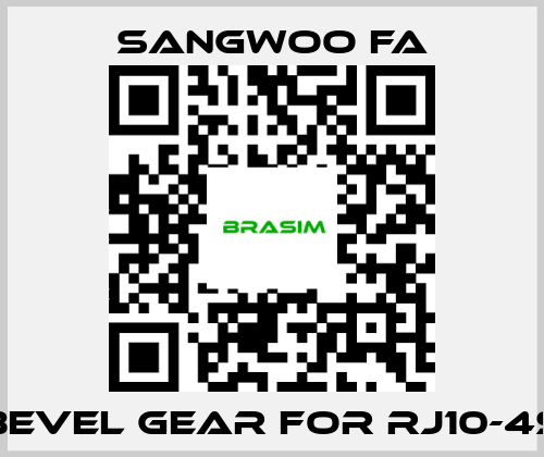 Sangwoo FA-Bevel Gear for RJ10-4S price