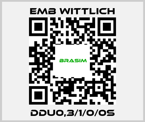 EMB Wittlich-DDU0,3/1/0/0S price