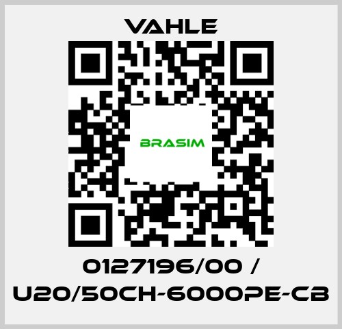 Vahle-0127196/00 / U20/50CH-6000PE-CB price