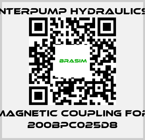 Interpump hydraulics-magnetic coupling for 200BPC025D8 price