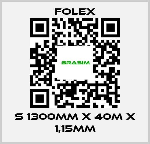 Folex-S 1300mm x 40m x 1,15mm price