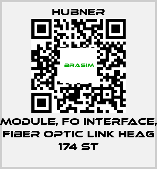 HUBNER-Module, FO Interface, Fiber Optic Link HEAG 174 ST price