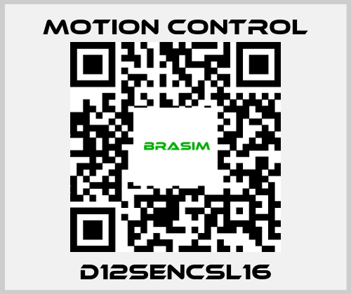 MOTION CONTROL-D12SENCSL16 price