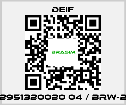 Deif-2951320020 04 / BRW-2 price