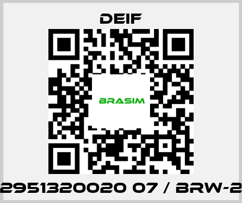 Deif-2951320020 07 / BRW-2 price