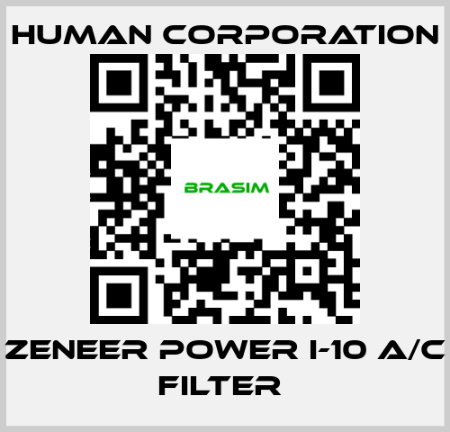 Human Corporation-ZENEER POWER I-10 A/C FILTER  price