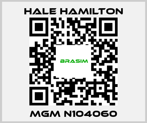 HALE HAMILTON-MGM N104060 price