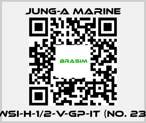 JUNG-A MARINE-WSI-H-1/2-V-GP-IT (No. 23) price