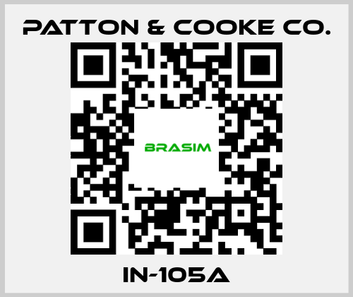 Patton & Cooke Co.-IN-105A price