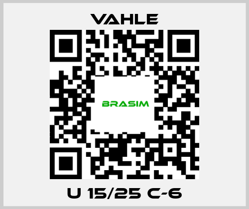 Vahle-U 15/25 C-6 price