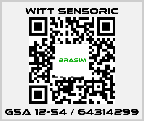 Witt Sensoric-GSA 12-S4 / 64314299 price