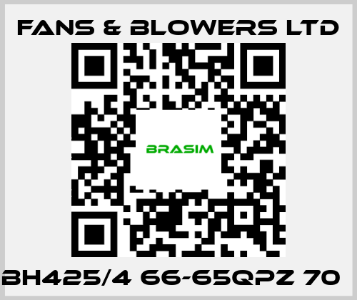 Fans & Blowers Ltd-BH425/4 66-65QPZ 70㎏ price