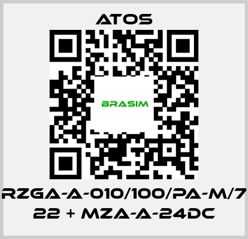 Atos-RZGA-A-010/100/PA-M/7 22 + MZA-A-24DC price