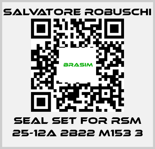 SALVATORE ROBUSCHI-seal set for RSM 25-12A 2B22 M153 3 price