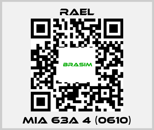 RAEL-MIA 63A 4 (0610) price