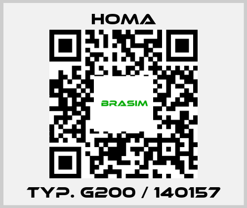 HOMA-Typ. G200 / 140157 price