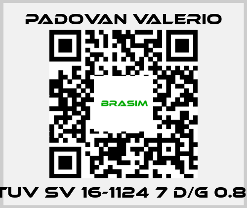 PADOVAN VALERIO-TUV SV 16-1124 7 D/G 0.81 price