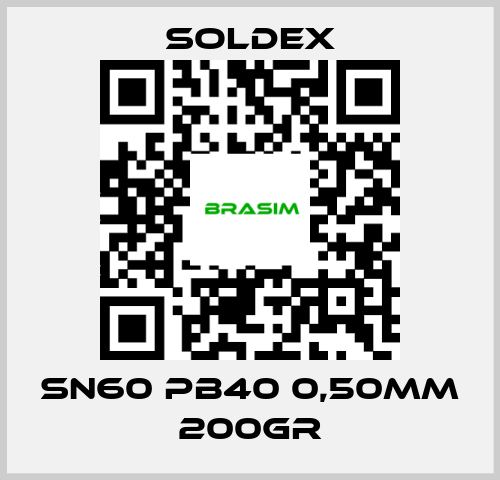 SOLDEX-Sn60 Pb40 0,50mm 200Gr price