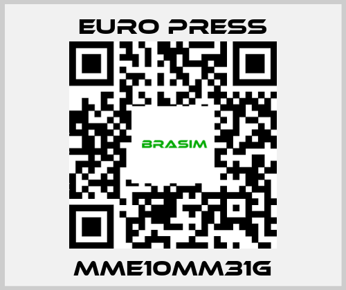 Euro Press-MME10MM31G price