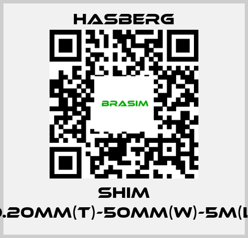 Hasberg-SHIM 0.20MM(T)-50MM(W)-5M(L) price