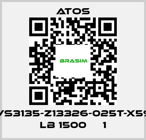 Atos-VS3135-Z13326-025T-X59 LB 1500 АС1 price