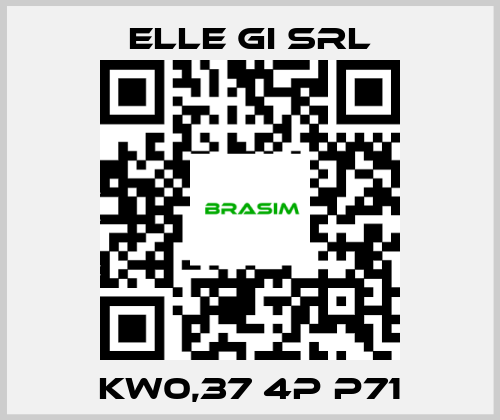 ELLE GI SRL-Kw0,37 4p p71 price