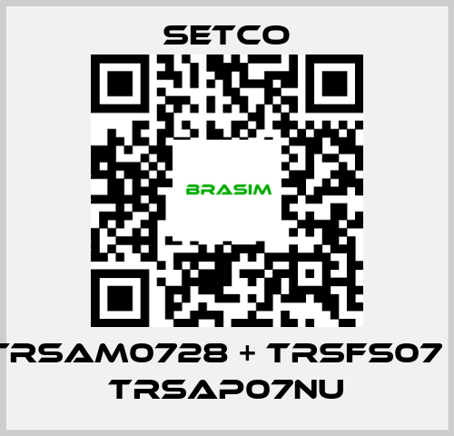 SETCO-TRSAM0728 + TRSFS07 + TRSAP07NU price