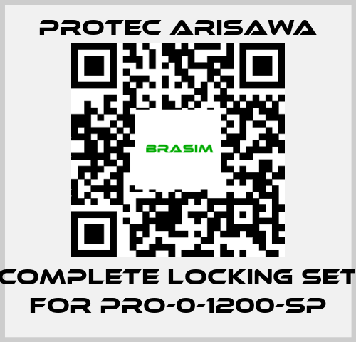 Protec Arisawa-Complete locking set for PRO-0-1200-SP price