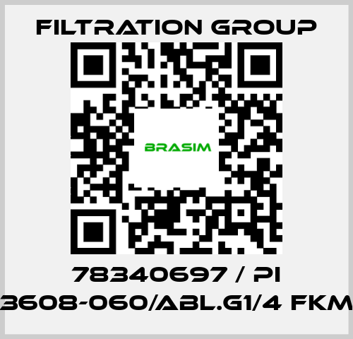 Filtration Group-78340697 / PI 3608-060/ABL.G1/4 FKM price