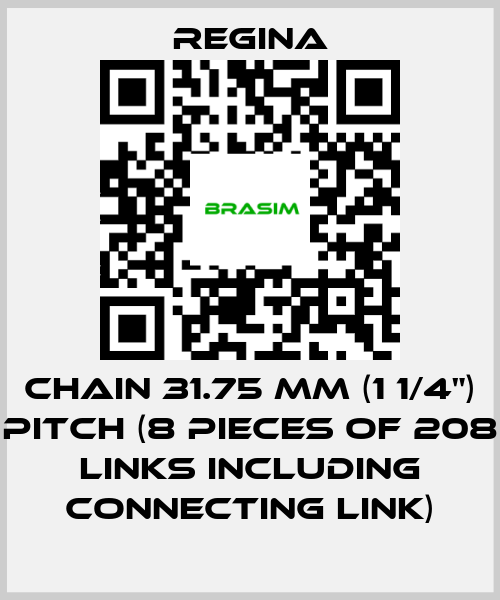 Regina-Chain 31.75 mm (1 1/4") pitch (8 pieces of 208 links including connecting link) price